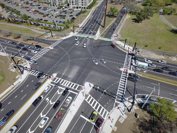 C.R. 46A and Rinehart Road Intersection Project Nears Completion 