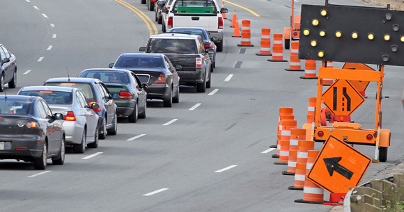 Traffic devices like barrels, cones, and barriers keep traffic flowing and protect motorists, workers, pedestrians, and bicyclists.