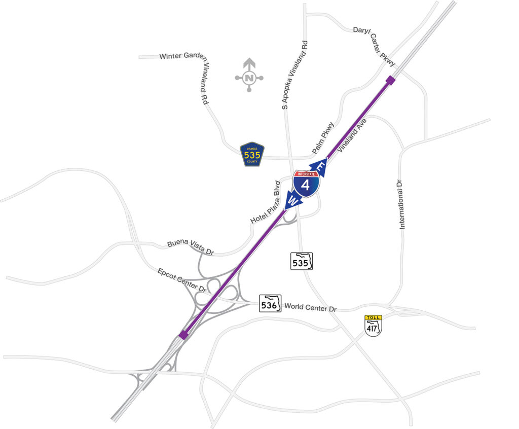 I4 at ApopkaVineland Road (State Road 535) Interchange Improvements