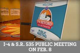 SR-535 Public Meeting on Feb. 8