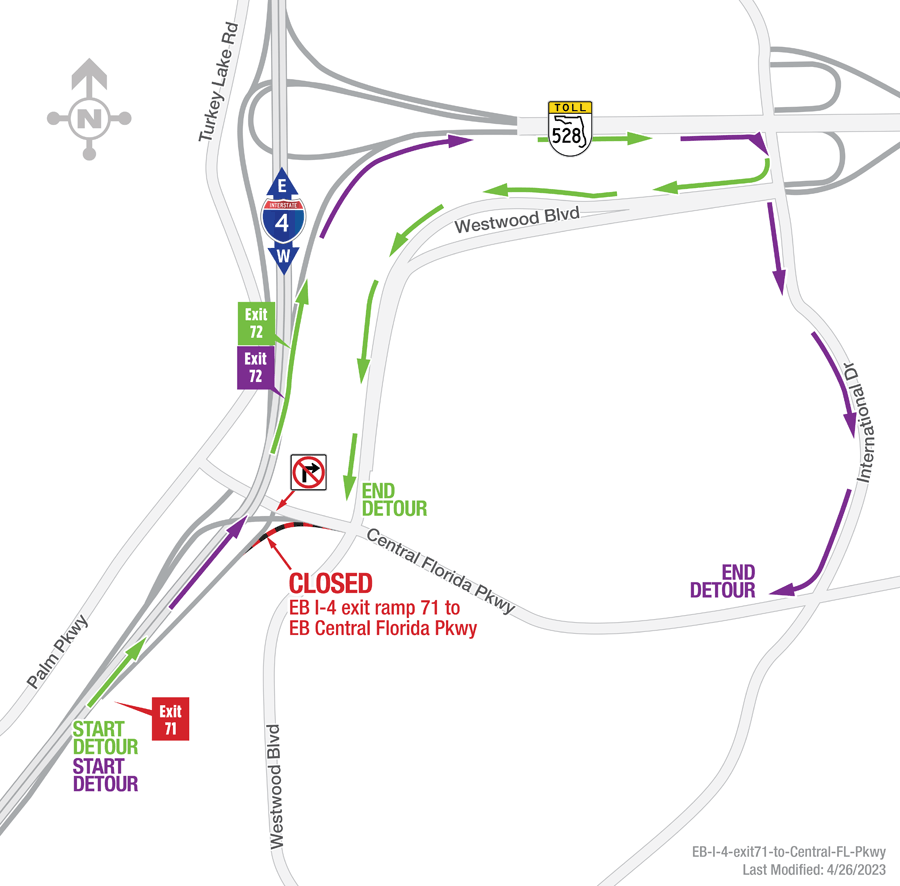 Detour Map