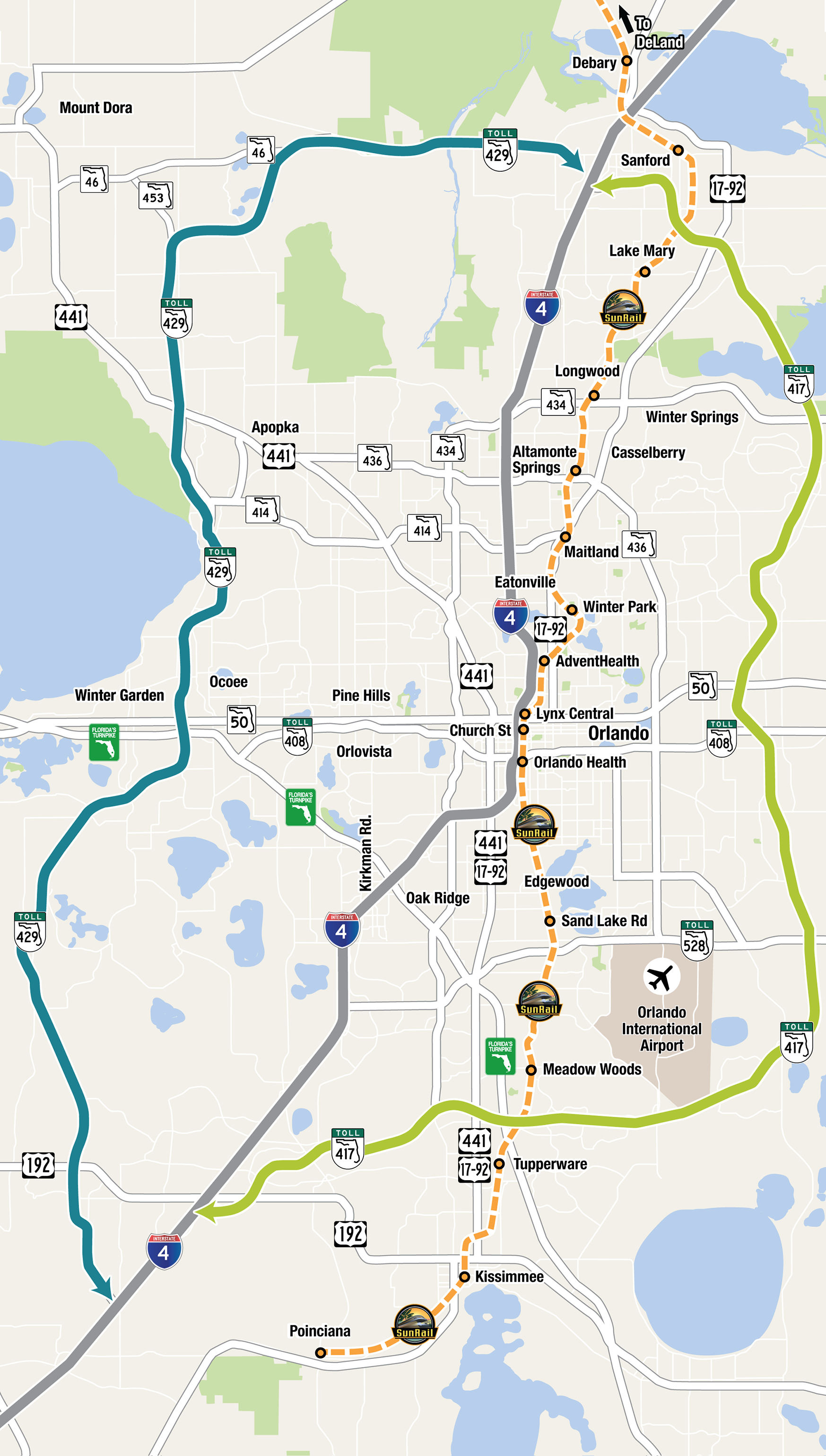 alternate routes
