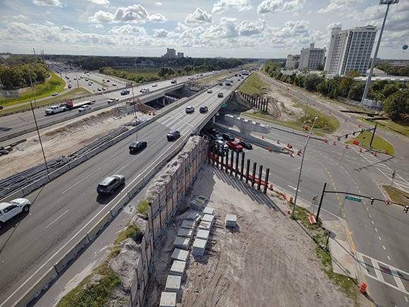 Overnight Closures of Apopka-Vineland Road Under I-4 April 12-14