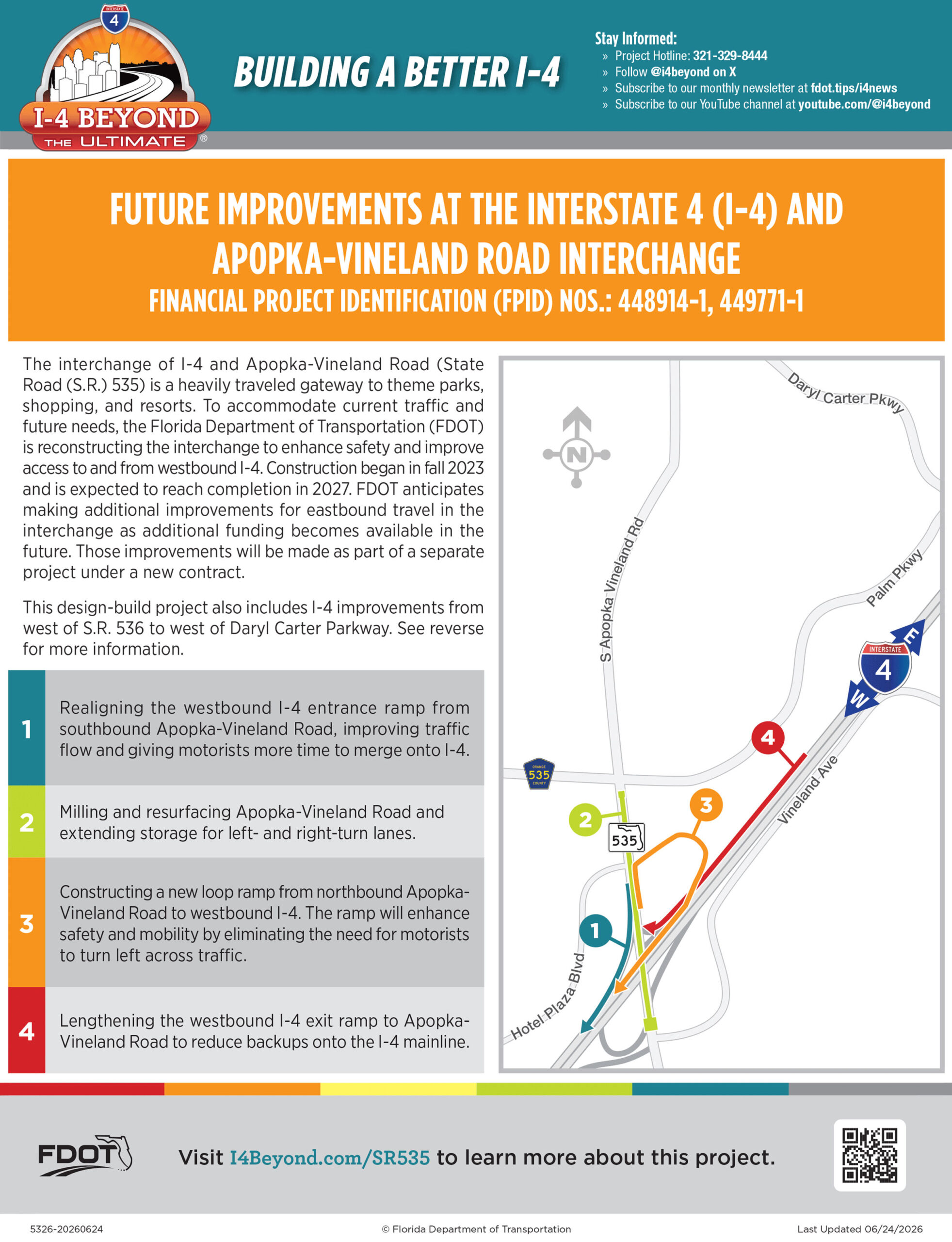 I-4 and Apopka-Vineland Road Interchange Improvements Handout
