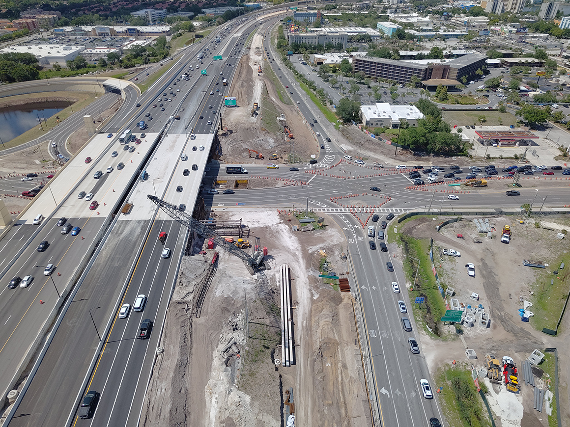Eastbound i-4 entrance ramp from sand lake road