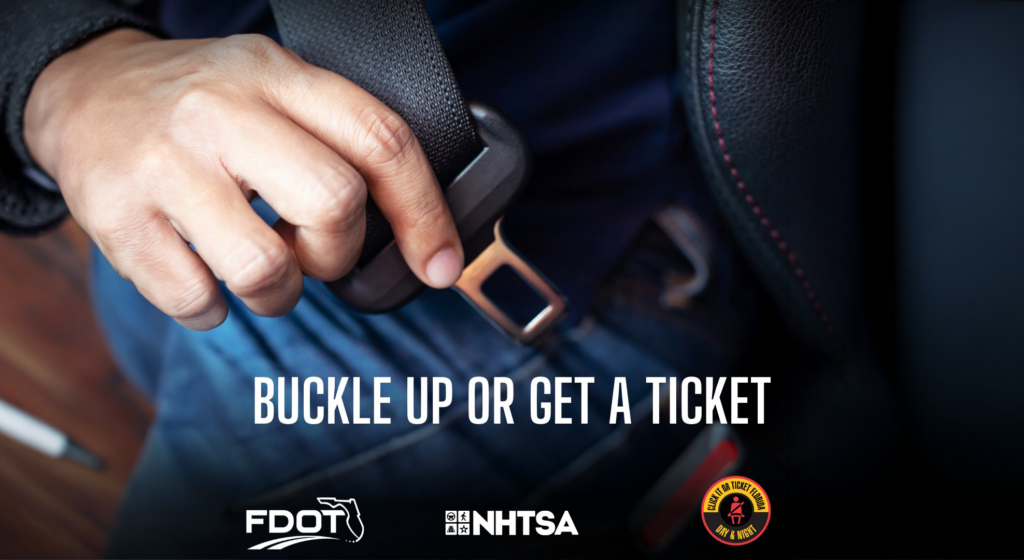 Seat belts campaign for Click It or Ticket